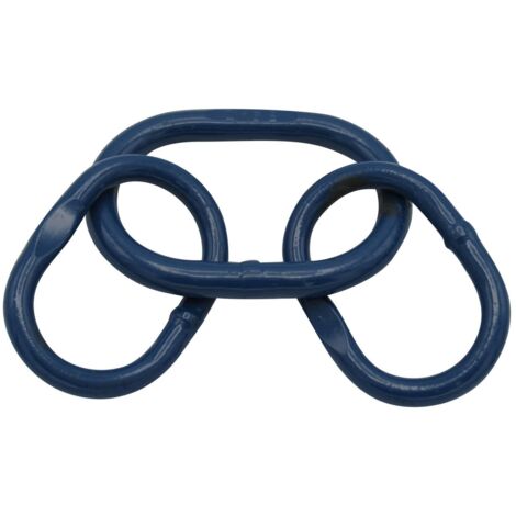 22MM 8.2 Ton Grade 80 FRAM Quad Master Link With Flats Q.22.B - EN1677-4 Chain Sling Rigging