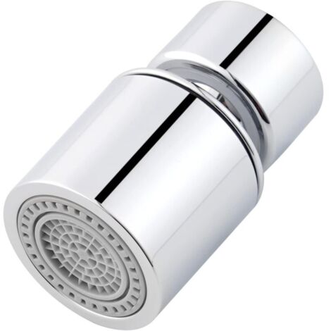 22mm Kitchen Tap Aerator, Water Saver, Dual Function, 360 Degree Rotation with 5 Adapters