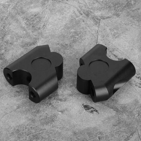 22mm Universel Moto Guidon Riser Guidon Pince Arrière Déplacer Adaptateur De Montage (Noir)