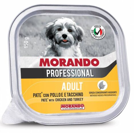22PZ MORANDO CANE VSC. GR.150 PATE POLLO E TACCHINO