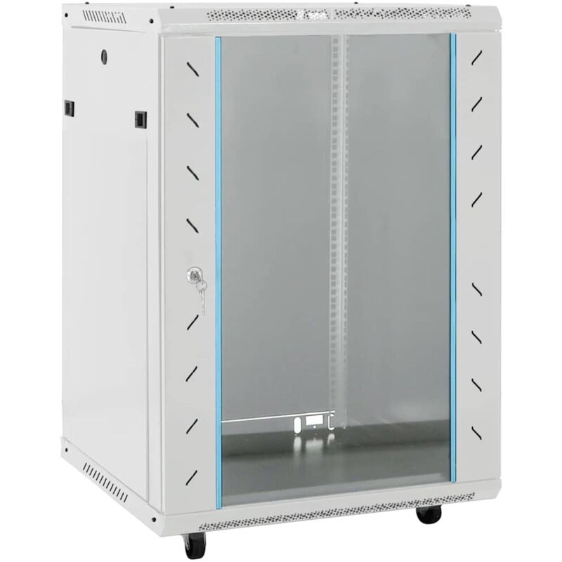 Vidaxl - 15U Network Cabinet 19' IP20 Grey 60x45x86 cm