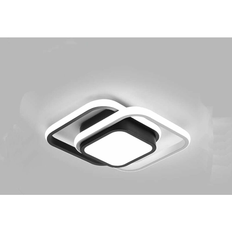 22W Lampe de plafond, Plafonniers led Moderne, Lustre led Intégrée 1760lm pour Salon Chambre à coucher 6000K ( Blanche Froide) [Classe énergétique