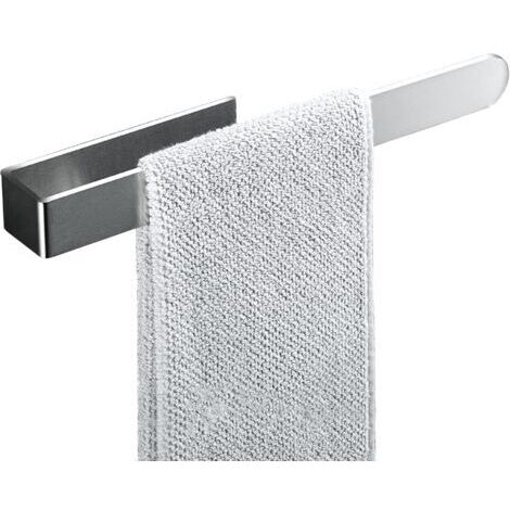 23 cm bathroom towel holder, no drilling required, self-adhesive stainless steel towel holder, p