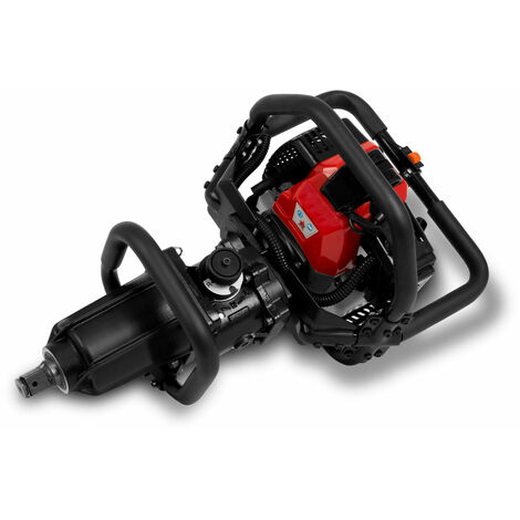 2,3 CV Llave de impacto a gasolina (Motor de gasolina de 2 tiempos, refrigerado por aire, 550 - 1700 Nm Torsión, 1" Punta, incluyendo Vasos de 38 & 41)