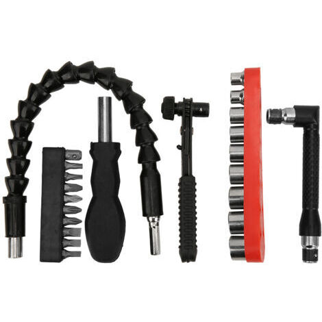 23 embouts de tournevis flexibles en acier au carbone pour perceuse électrique