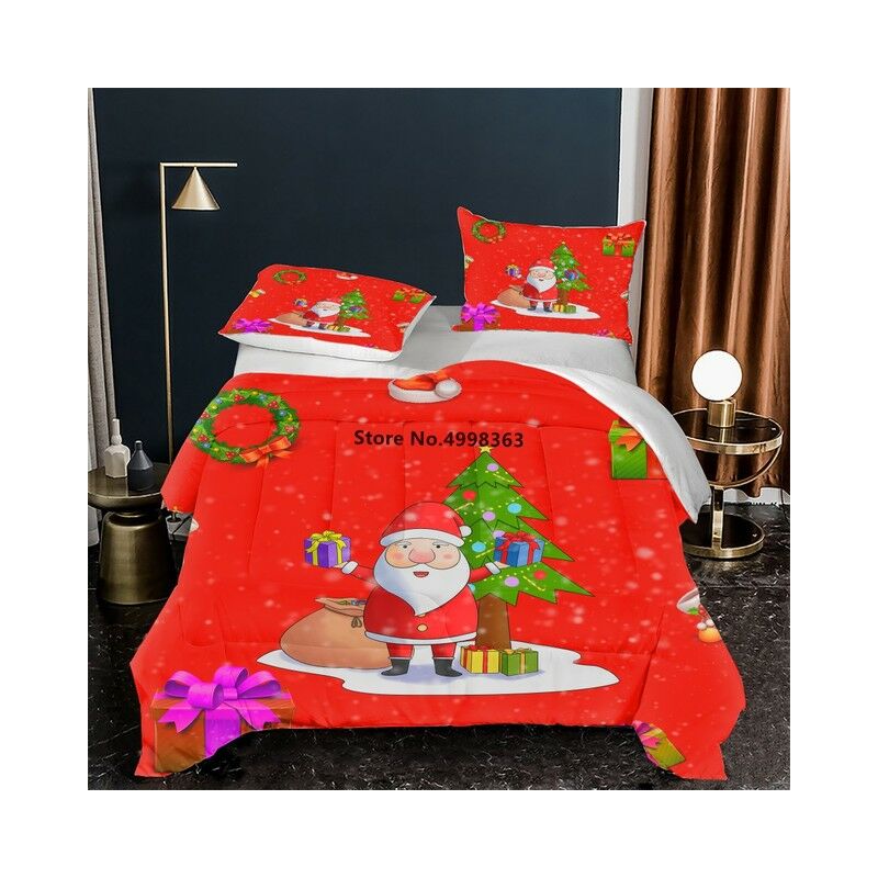 2/3 pezzi babbo natale Cartoon Comforter Set