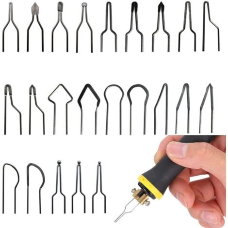 23-Piece Pyrography Pen Tips, Adjustable Pyrography Tip Kit, Professional Mini High Impedance Heating Wire, Bend-Free, for 30-50W Pyrography Machines