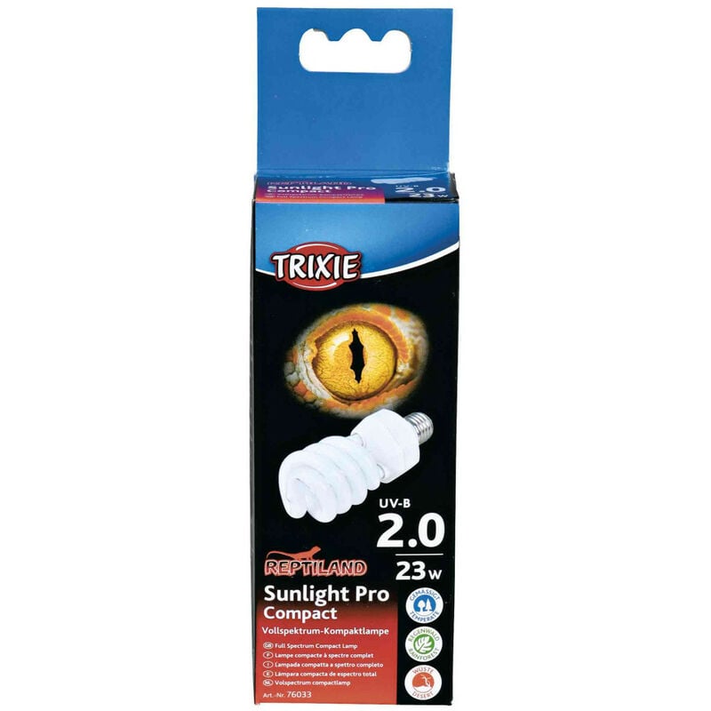 

Trixie - 23 w UV-A, UV-B lámpara compacta 2.0 para reptiles.