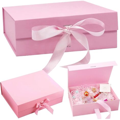 23 x 17 x 7 cm – Coffret cadeau magnétique – Coffret cadeau avec couvercle – Réutilisable