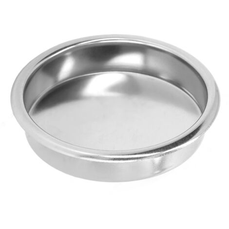 2,3 Zoll großer, rostfreier Edelstahl-Blindfilter für Kaffeemaschinen, verschleißfester Rückspüleinsatz für den Hausgebrauch.