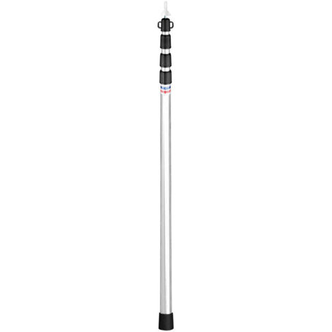 230 cm 4-teilige verstellbare Aluminium-Teleskopstange für den Außenbereich – robust und einfach zu bedienen