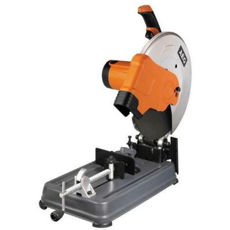 2300W DIAM 355MM AEG SMT 355 IRON METAL MITRE SAW WITH VICE CLAMP