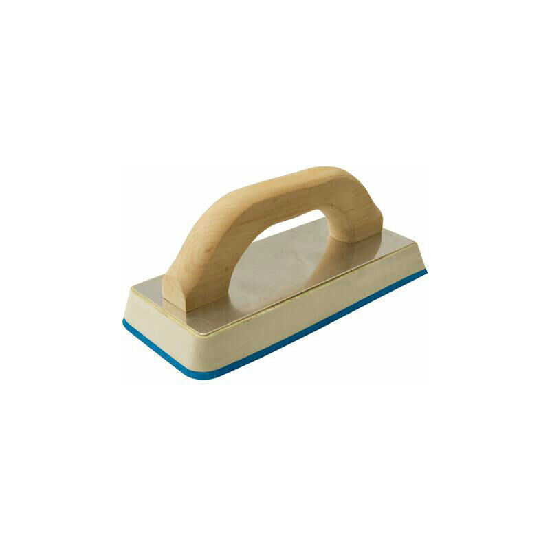 Loops - 230mm x 100mm Blue Grout Float Rubber Base With Bevelled Edges