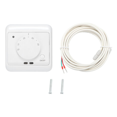 230V 16A Wall Mounted Mechanical Electric Heating Thermostat Temperature Controller