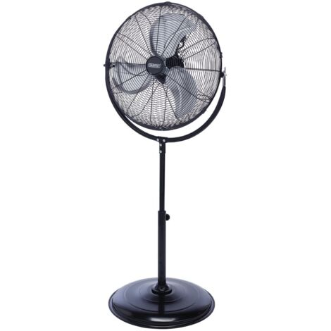 230V 20-Inch (500mm) Pedestal Fan with 120W Power - Draper Model 70430