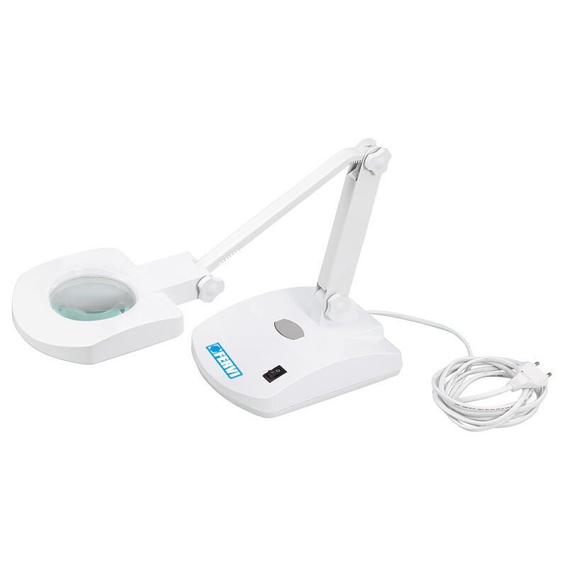

230V LÁMPARA DE MESA PARA CASA OFICINA TALLER LABORATORIO CON LUPA 0661 - Fervi