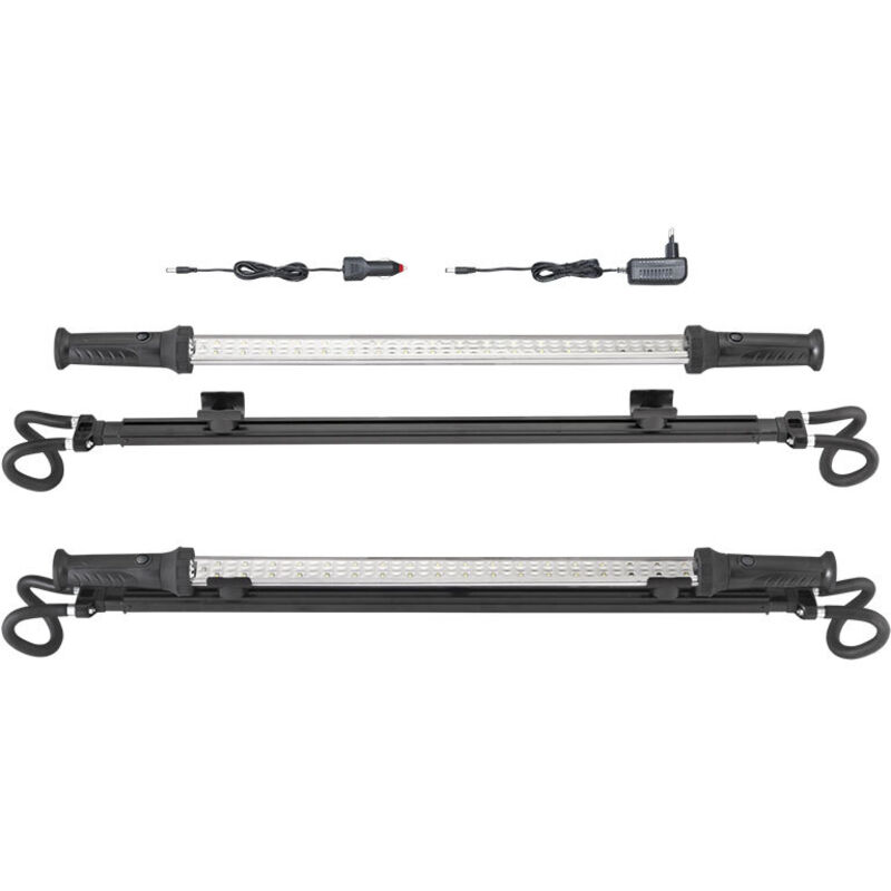 Fervi - 0840 Lampe led magnétique avec crochets extensibles