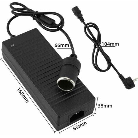230V VERS 12V 10A 180W CONVERTISSEUR DE TENSION AUTOMOBILE ADAPTATEUR DE COURANT ALTERNATIF