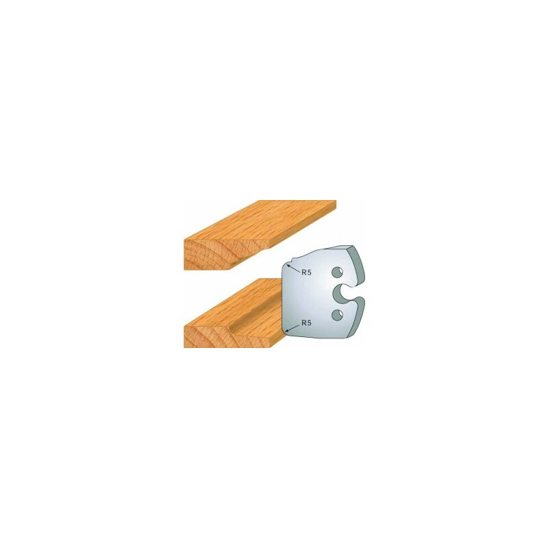 231: Jeu de 2 fers 50mm plate bande double pour porte outils 50mm