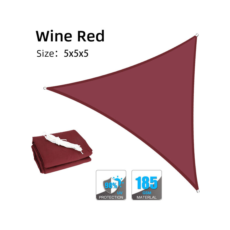 2/3/3.6/5M impermeabile ombra tenda da sole a vela...