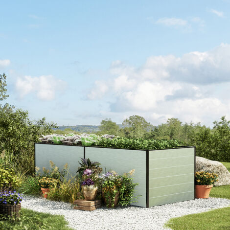 235 x 150 x 77 cm Hochbeet KINGSIZE Daniela, Aluminium eloxiert