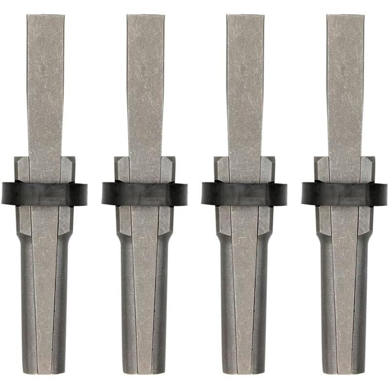Dpzo - 23mm Plug Wedge et Plumes pour Cales en Béton, Outil à Main pour Pierre et Marbre, 190 mm de Long