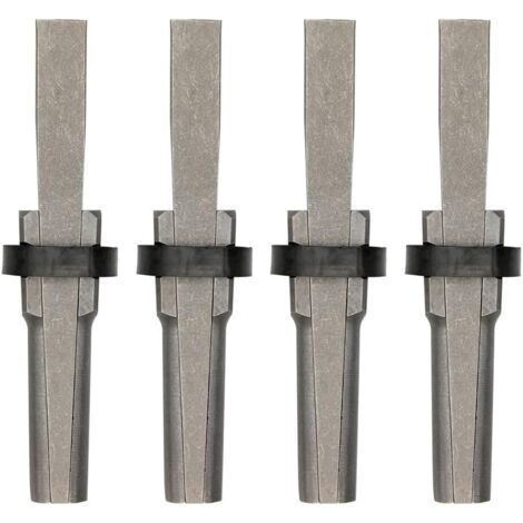 23mm Plug Wedge et Plumes pour Cales en Béton, Outil à Main pour Pierre et Marbre, 190 mm de Long