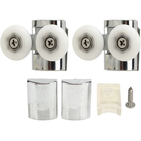 23mm Sliding Door Pulley Bathroom Closet Glass Door Hanging Swing Wheel Upper Lower Roller Kit