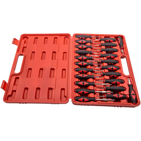 23pcs Car Wire Terminal Connector Release Removal Tool Crimp Pin Extractor Kit