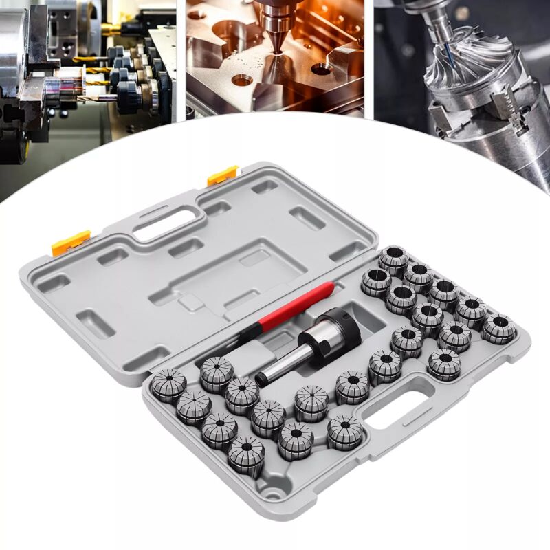 Gojoy - 23pcs collets set MK3 collets collets ER40 ø 4 - 26mm + clé , Dureté: 48-52
