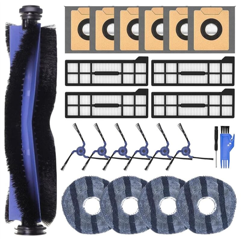 Image of 23PCS für X10 Pro Omni Wichtigsten Pinsel Mopp Tuch Seite Pinsel Filter