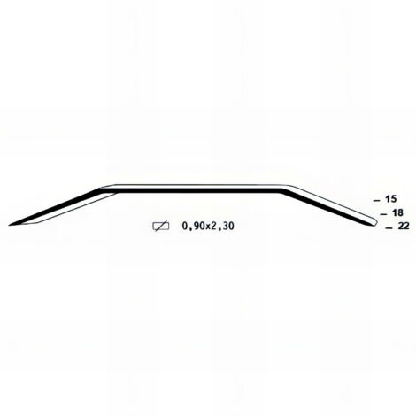 24 000 agrafes cuivrées AR-1 - 5/8 x 15 x D. 0,90 x 2,3 mm - 1451500 - Alsafix