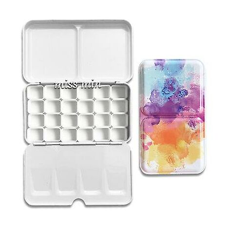 4pcs/set, Paint Tray Palettes, Paint Tray, Paint Palette, Paint Supplies,  Palette, Paint Holder, Painting Palette, Paint Trays For Students, Plastic P