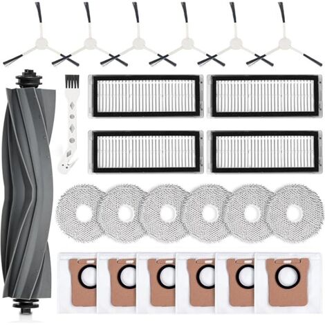 Lot De 4 Lingettes + 2 Supports Pour Robot Aspirateur Dreame L20 L10s X40 - Compatible L10s Pro Ultra, X30, L40 (Accessoires Nettoyage)