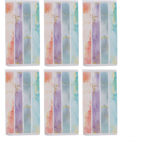 24 bandes antidérapantes colorées pour baignoire, adhésives et imperméables, sécurité salle de bain (24 pièces)