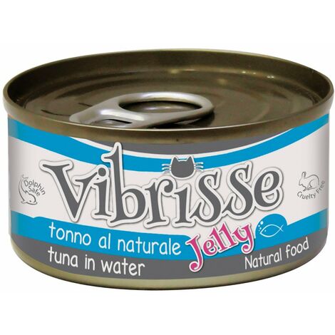 24 boîtes de 70 g chacune: Vibrisse Cat Jelly tuna natural 24 boîtes de 70 g chacune
