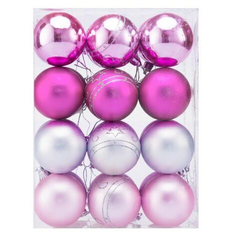24 Boules de Noël Roses pour décorer votre sapin de Noël