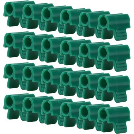 24 clip per serre, clip di fissaggio, clip anti-insetti, pellicola protettiva, rete ombreggiante, clip per steli per il fissaggio delle coperture vegetali (1