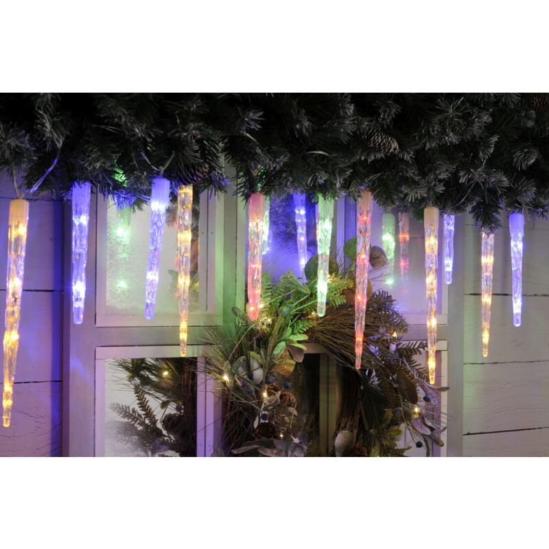Image of 24 colour changing icicle lights multi&hellip;