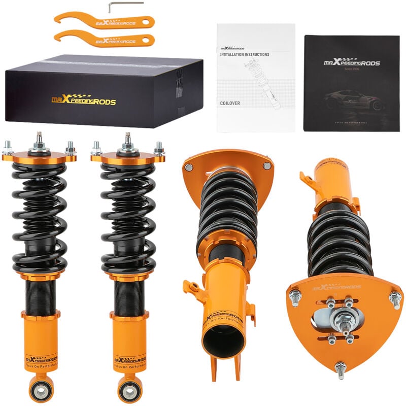 Image of Maxpeedingrods - 24 Dämpfung Gewindefahrwerk Gewindefahrwerk for Subaru Liberty 2005-2009 bl bp