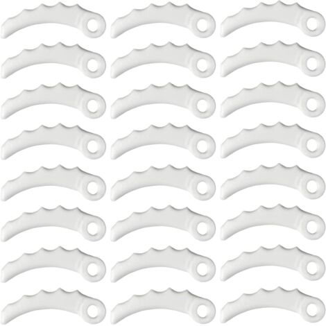 24 Kunststoff-Ersatzklingen 10 cm x 4 cm für Makita 198426-9