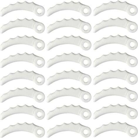 24 lames de rechange en plastique, tête de 255 mm x 3,6 mm, lames en plastique pour MaKita 198426-9