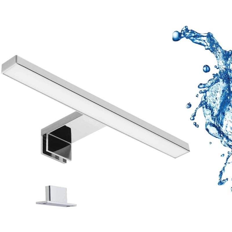 24 Lampe de miroir à LED I lampe de salle de bain I lampe de maquillage I salle de bain I plafonnier I éclairage de placard I lampe à pince I IP44 I