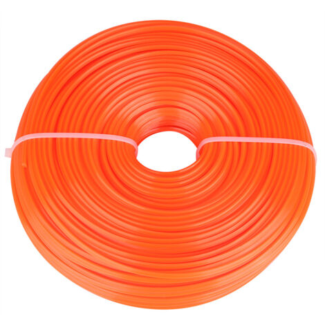 2,4 mm Vierkant-Nylon-Trimmerfaden – Orange – 100 m