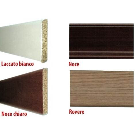 24 MT DI BATTISCOPA IN LEGNO LISCIO FINITURA TANGANIKA 70X8 MM