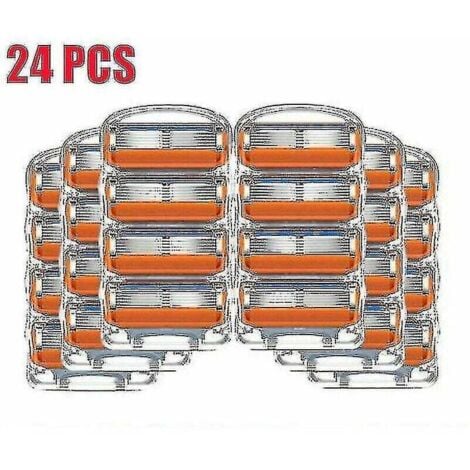 CREA 24 Packs Of 5 Blades For Gillette Fusion Proglide Power Replacement Razor Kit-kryp