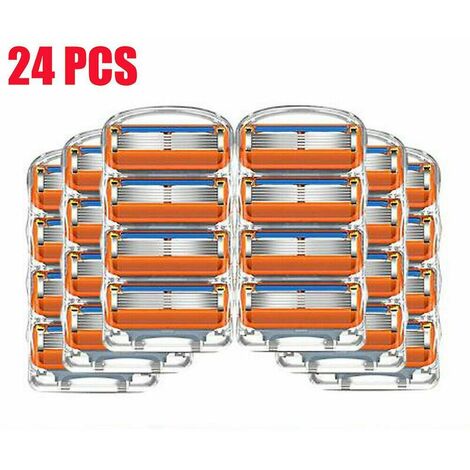 24 paquets de 5 lames pour kit de rasoir de rechange Fusion Proglide Power
