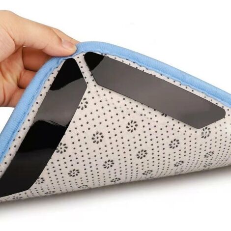 24 Pcs Anti Derapant Tapis, sous Tapis antiderapant, Anti Glisse Tapis, Anti-dérapant Tapis Auto-adhésif, Tapis Grippers Autocollant, pour Cuisine/Salle de Bain/Bureau