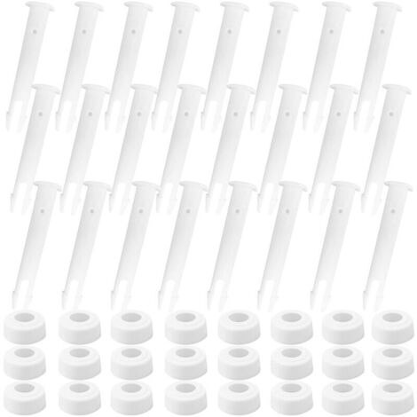 24 pcs Goupilles De Piscine,goupilles goupilles de Rechange,Joints de Piscine en Plastique,Goupilles en Plastique,Joints de Piscine,Broche pour Cadre de Piscine,goupilles de Joint de Piscine (24pcs)-R