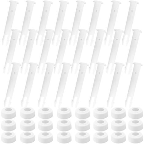 24 perni per piscina, perni di ricambio, giunti per piscina in plastica, perni in plastica, giunti per piscina, perni per telaio piscina, perni per giunti per piscina (24 pezzi) - R